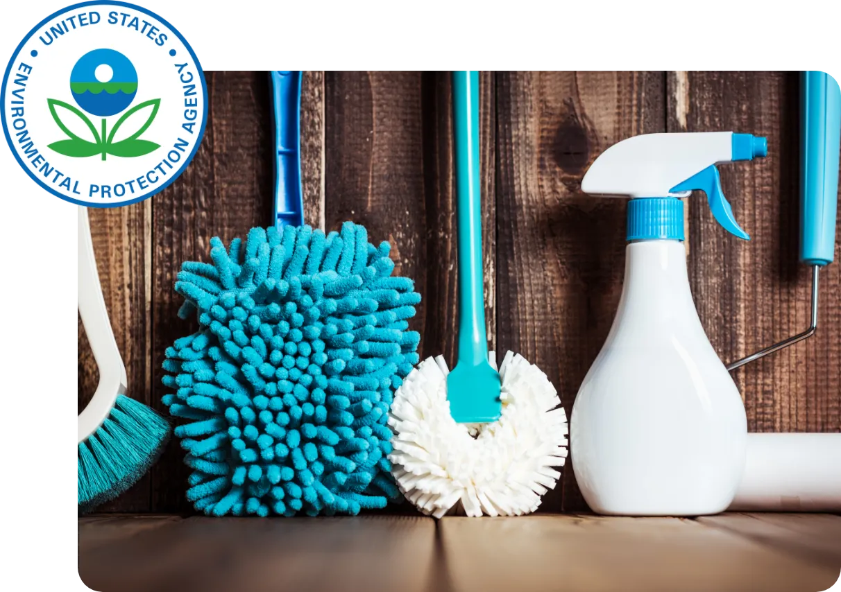 EPA認定洗剤と清掃用具