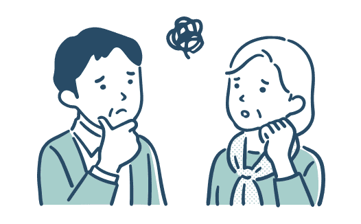 腕組みで悩む医師のイラスト